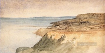  Girtin Lienzo - Lyme pintor acuarela paisaje Thomas Girtin
